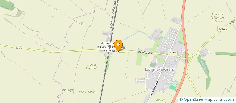 localisation de l'entreprise MONSIEUR ROLAND DEPARIS à ESSIGNY-LE-GRAND