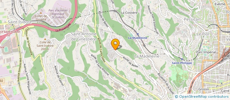 localisation de l'entreprise MONSIEUR ROLAND DEPONGE à NICE