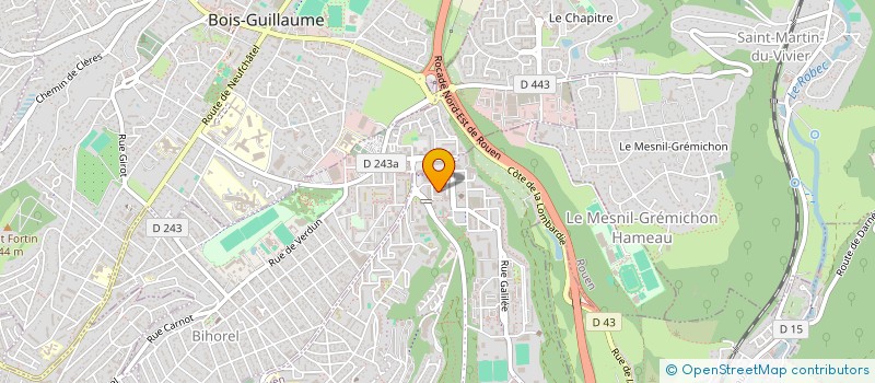 localisation de l'entreprise MONSIEUR ROLAND DESCHAMPS à ROUEN