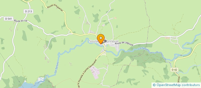 localisation de l'entreprise MONSIEUR ROLAND DESMONS  SOULAGES-BONNEVAL