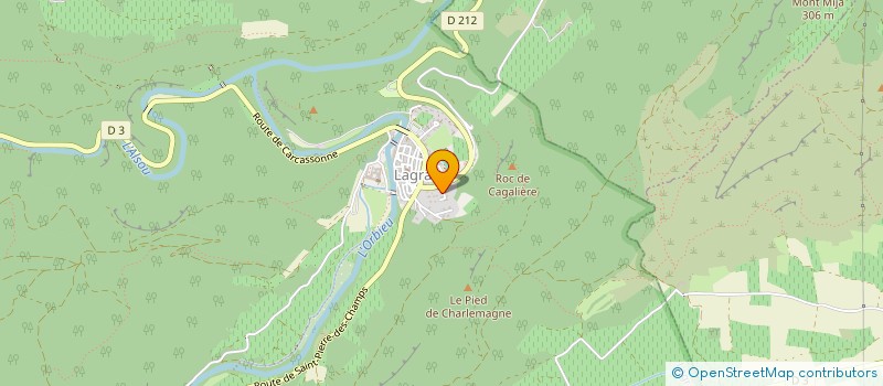 localisation de l'entreprise MONSIEUR ROLAND DESTREE  LAGRASSE