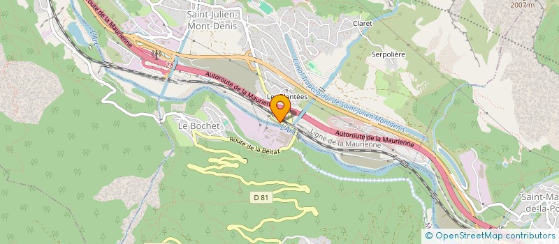 localisation de l'entreprise MONSIEUR ROLAND DEVIGNE  MONTRICHER-ALBANNE