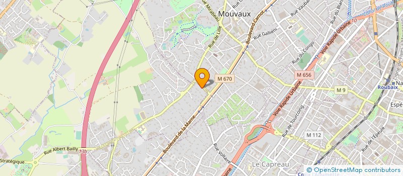localisation de l'entreprise MONSIEUR ROLAND DHALLUIN à MARCQ-EN-BARŒUL
