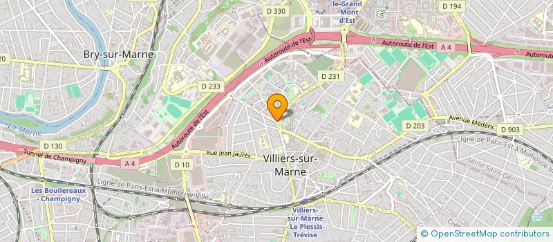 localisation de l'entreprise MONSIEUR ROLAND DIAZ à VILLIERS-SUR-MARNE
