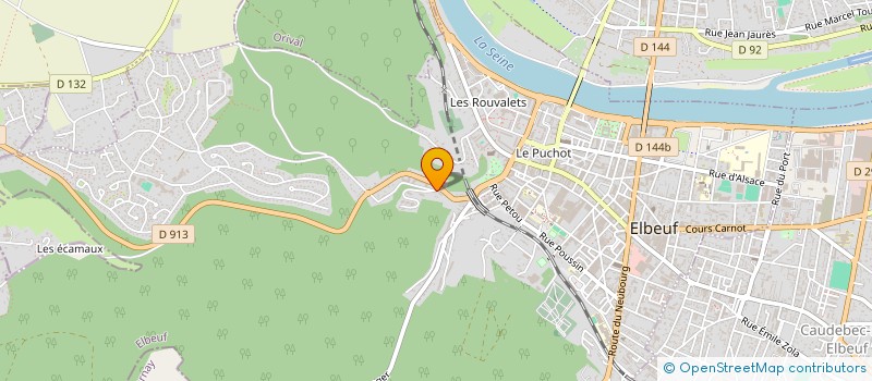 localisation de l'entreprise MONSIEUR ROLAND DIF  ELBEUF