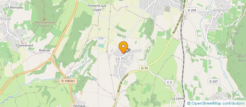 localisation de l'entreprise MONSIEUR ROLAND DOLE  LE PIN