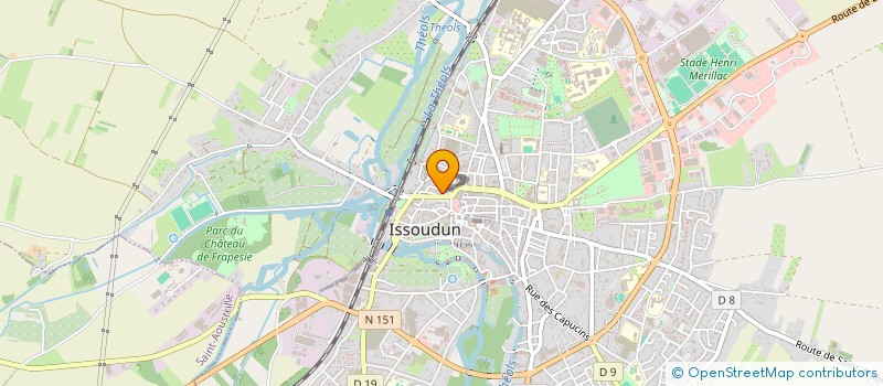 localisation de l'entreprise MONSIEUR ROLAND DOUCHIN à ISSOUDUN