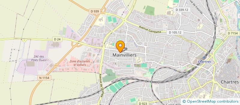 localisation de l'entreprise MONSIEUR ROLAND DROUAL à MAINVILLIERS