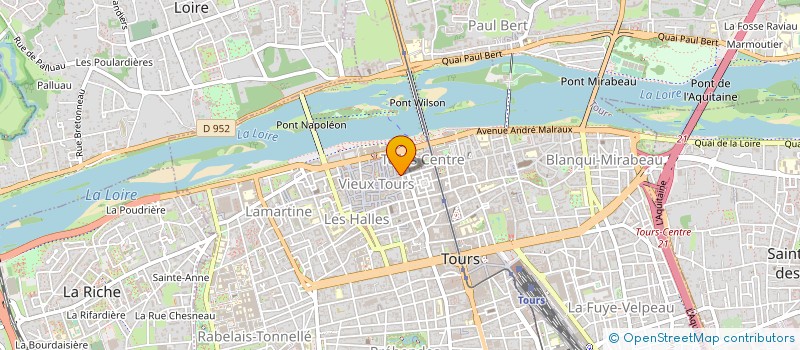localisation de l'entreprise MONSIEUR ROLAND DUAULT à TOURS