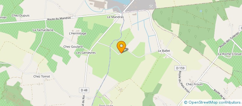 localisation de l'entreprise MONSIEUR ROLAND DUBOC à NERCILLAC