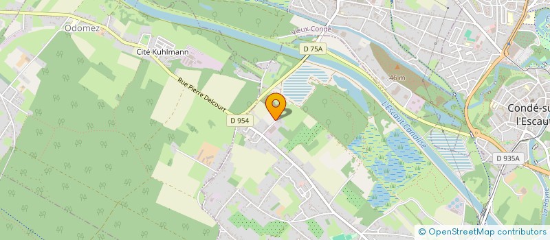 localisation de l'entreprise MONSIEUR ROLAND DUBOIS  FRESNES-SUR-ESCAUT