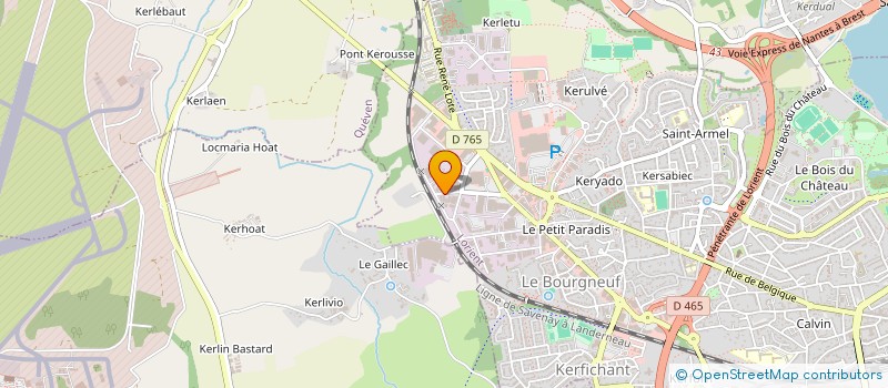 localisation de l'entreprise MONSIEUR ROLAND DUC  LORIENT