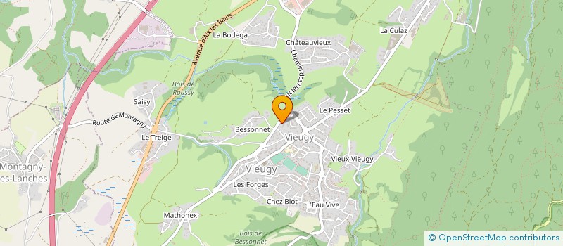 localisation de l'entreprise MONSIEUR ROLAND DUFOURNET à ANNECY