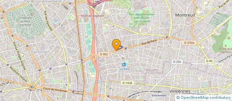 localisation de l'entreprise MONSIEUR ROLAND DUMERVIL à COLOMBES