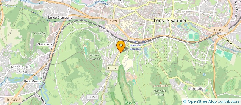 localisation de l'entreprise MONSIEUR ROLAND DUMON à LONS-LE-SAUNIER