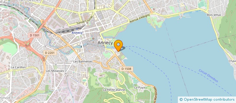 localisation de l'entreprise MONSIEUR ROLAND DUMONT à ANNECY