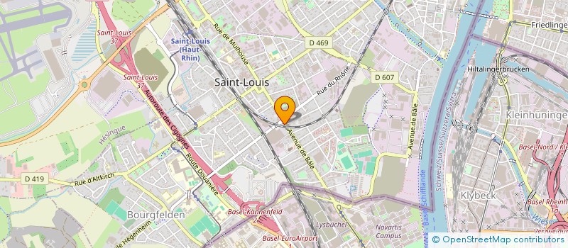 localisation de l'entreprise MONSIEUR ROLAND ENGLER  SAINT-LOUIS