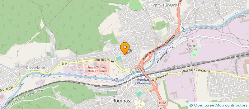 localisation de l'entreprise MONSIEUR ROLAND ERDMANN  CLOUANGE