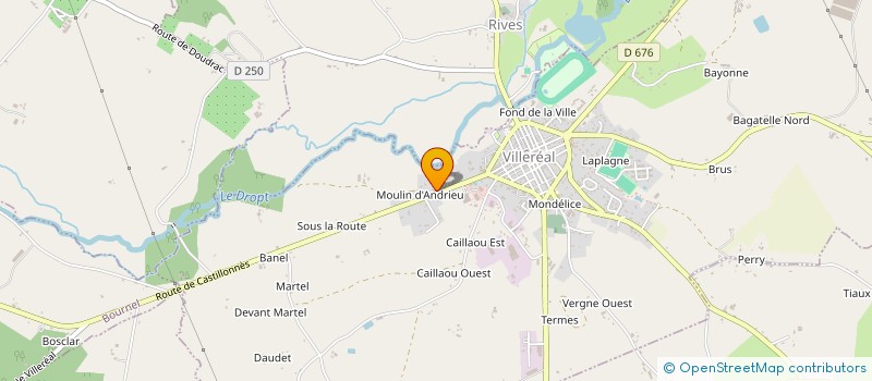 localisation de l'entreprise MONSIEUR ROLAND FABRE à VILLEREAL