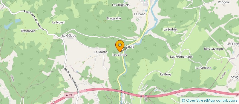 localisation de l'entreprise MONSIEUR ROLAND FAUGERAS  TERRASSON LAVILLEDIEU