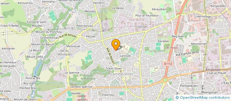 localisation de l'entreprise MONSIEUR ROLAND FAYOLLE à BREST