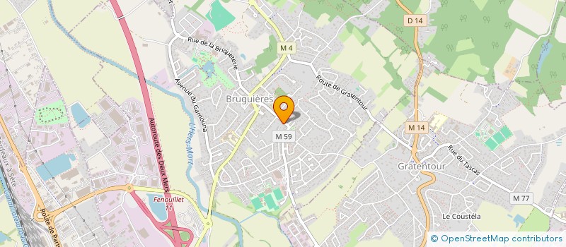 localisation de l'entreprise MONSIEUR ROLAND FERNANDEZ à BRUGUIERES