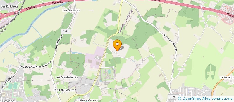 localisation de l'entreprise MONSIEUR ROLAND FERRE  COULAINES