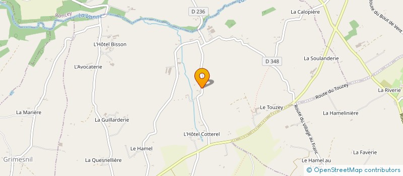 localisation de l'entreprise MONSIEUR ROLAND FEUILLET  HAMBYE