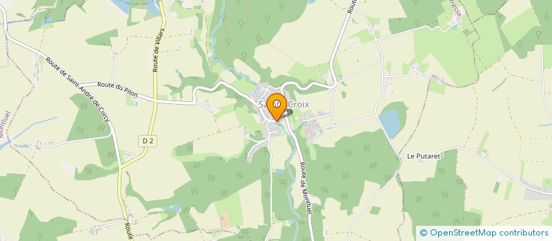 localisation de l'entreprise MONSIEUR ROLAND FICAGNA  SAINTE-CROIX