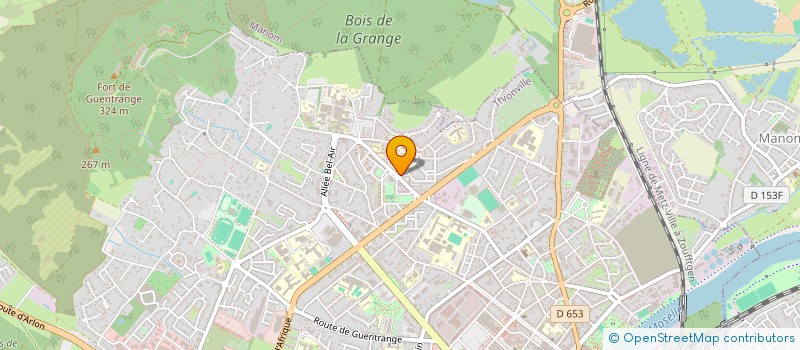 localisation de l'entreprise MONSIEUR ROLAND FLOQUET  THIONVILLE