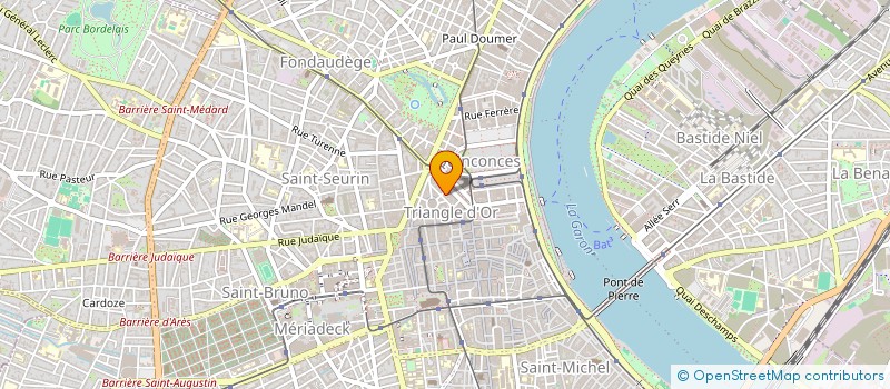 localisation de l'entreprise MONSIEUR ROLAND FLOURENS  BORDEAUX