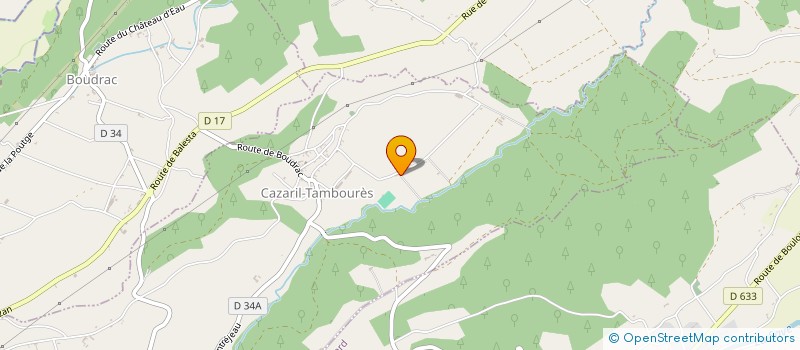 localisation de l'entreprise MONSIEUR ROLAND FOIS  CAZARIL TAMBOURES