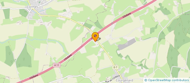 localisation de l'entreprise MONSIEUR ROLAND FORGE  COURGENARD