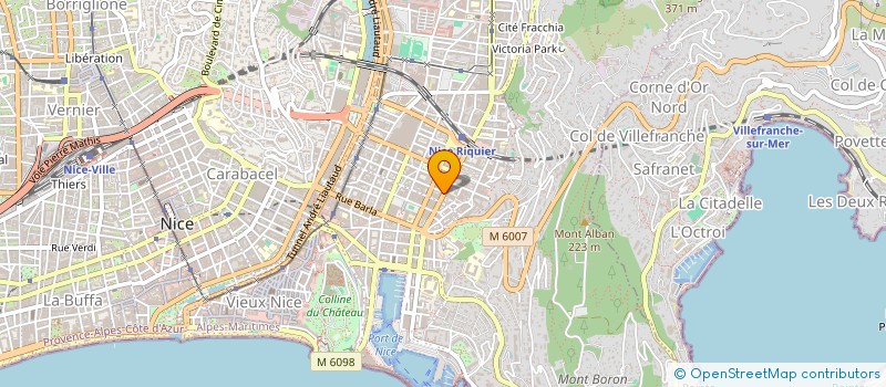 localisation de l'entreprise MONSIEUR ROLAND FOURCADE à NICE