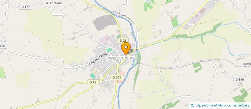 localisation de l'entreprise MONSIEUR ROLAND FRANCOISE  CONDE-SUR-VIRE