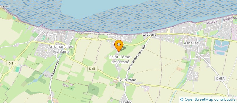 localisation de l'entreprise MONSIEUR ROLAND FRANCOISE  SAINT-COME-DE-FRESNE