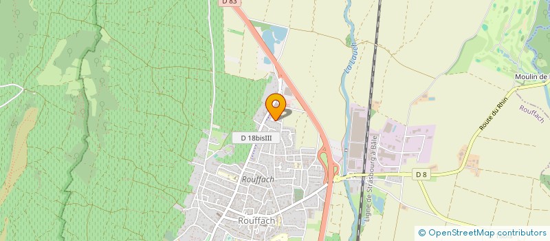 localisation de l'entreprise MONSIEUR ROLAND FREUDENREICH  ROUFFACH