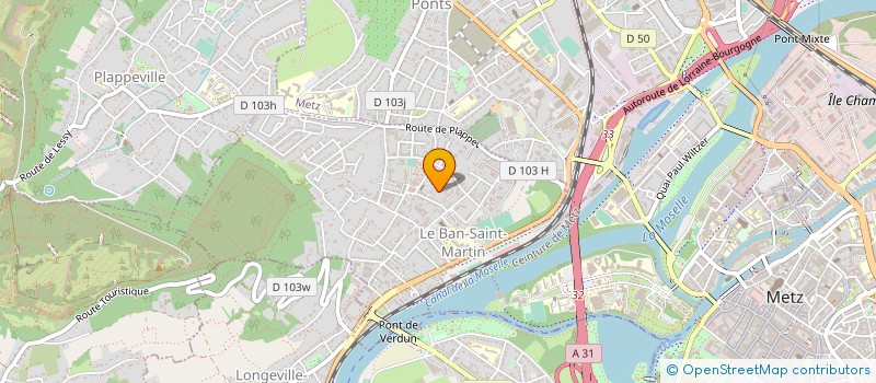 localisation de l'entreprise MONSIEUR ROLAND FRIES à LE BAN-SAINT-MARTIN