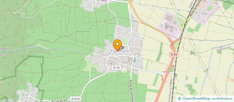 localisation de l'entreprise MONSIEUR ROLAND FURSTENBERGER  HERRLISHEIM-PRES-COLMAR