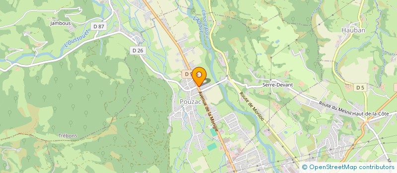 localisation de l'entreprise MONSIEUR ROLAND GALIAY CAZETTES  BAGNERES-DE-BIGORRE