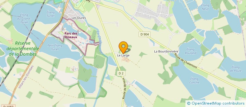 localisation de l'entreprise MONSIEUR ROLAND GALLAND à VILLARS-LES-DOMBES