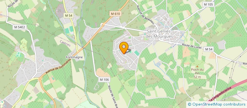 localisation de l'entreprise MONSIEUR ROLAND GALTIER  SAINT-GENIES-DES-MOURGUES