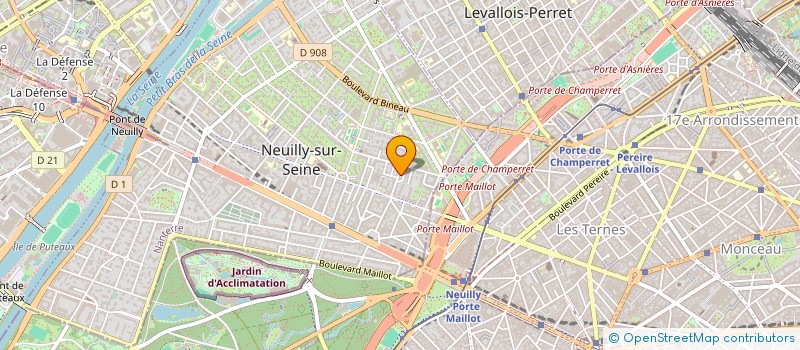 localisation de l'entreprise MONSIEUR ROLAND GASTAUD à NEUILLY-SUR-SEINE