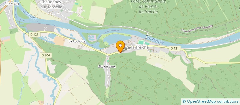 localisation de l'entreprise MONSIEUR ROLAND GAUTIER  PIERRE-LA-TREICHE