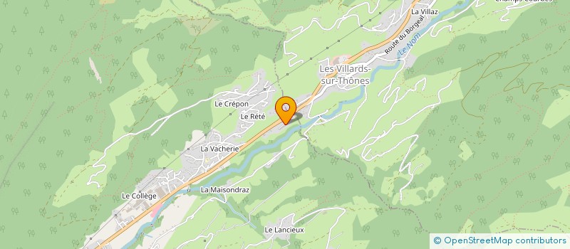 localisation de l'entreprise MONSIEUR ROLAND GENAND-RIONDET à THONES