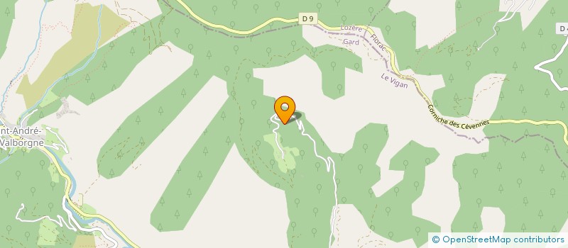 localisation de l'entreprise MONSIEUR ROLAND GENDEK  SAINT-ANDRE-DE-VALBORGNE