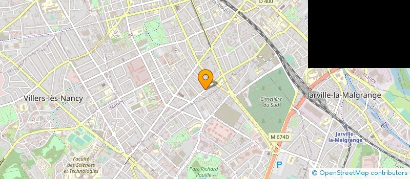 localisation de l'entreprise MONSIEUR ROLAND GERMAIN  NANCY