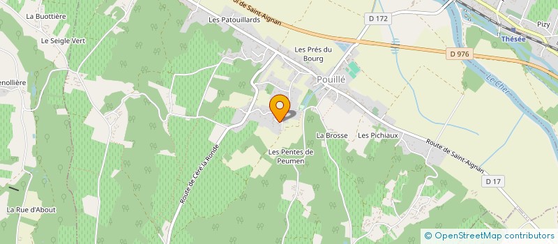 localisation de l'entreprise MONSIEUR ROLAND GIBAULT  POUILLE