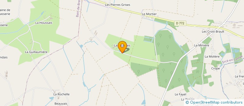 localisation de l'entreprise MONSIEUR ROLAND GIQUEL  TEILLAY