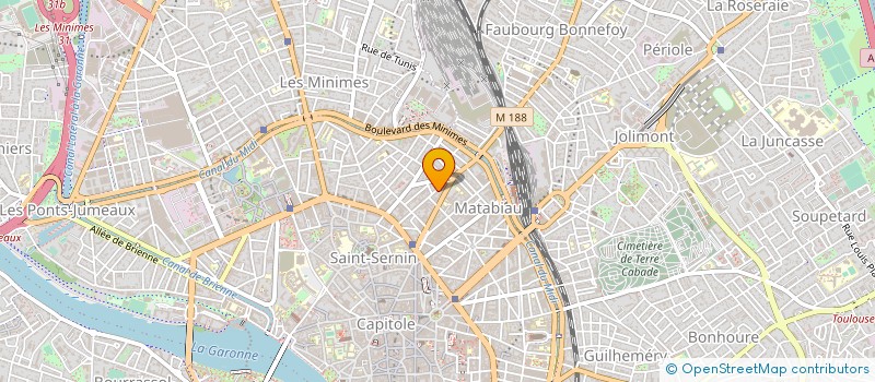 localisation de l'entreprise MONSIEUR ROLAND GIRAUD à TOULOUSE
